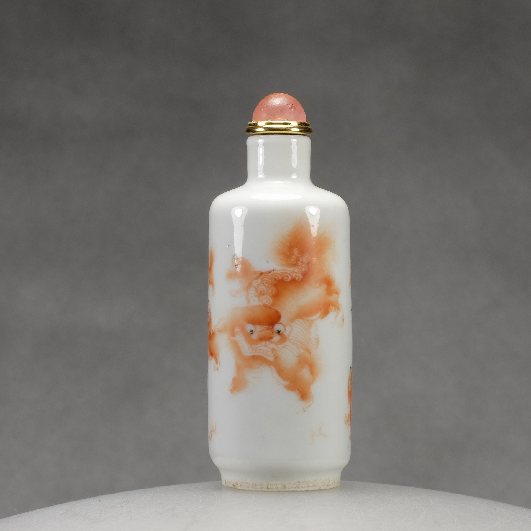 C10 A "May you have nine generations togheter" snuff bottle - immagine 5