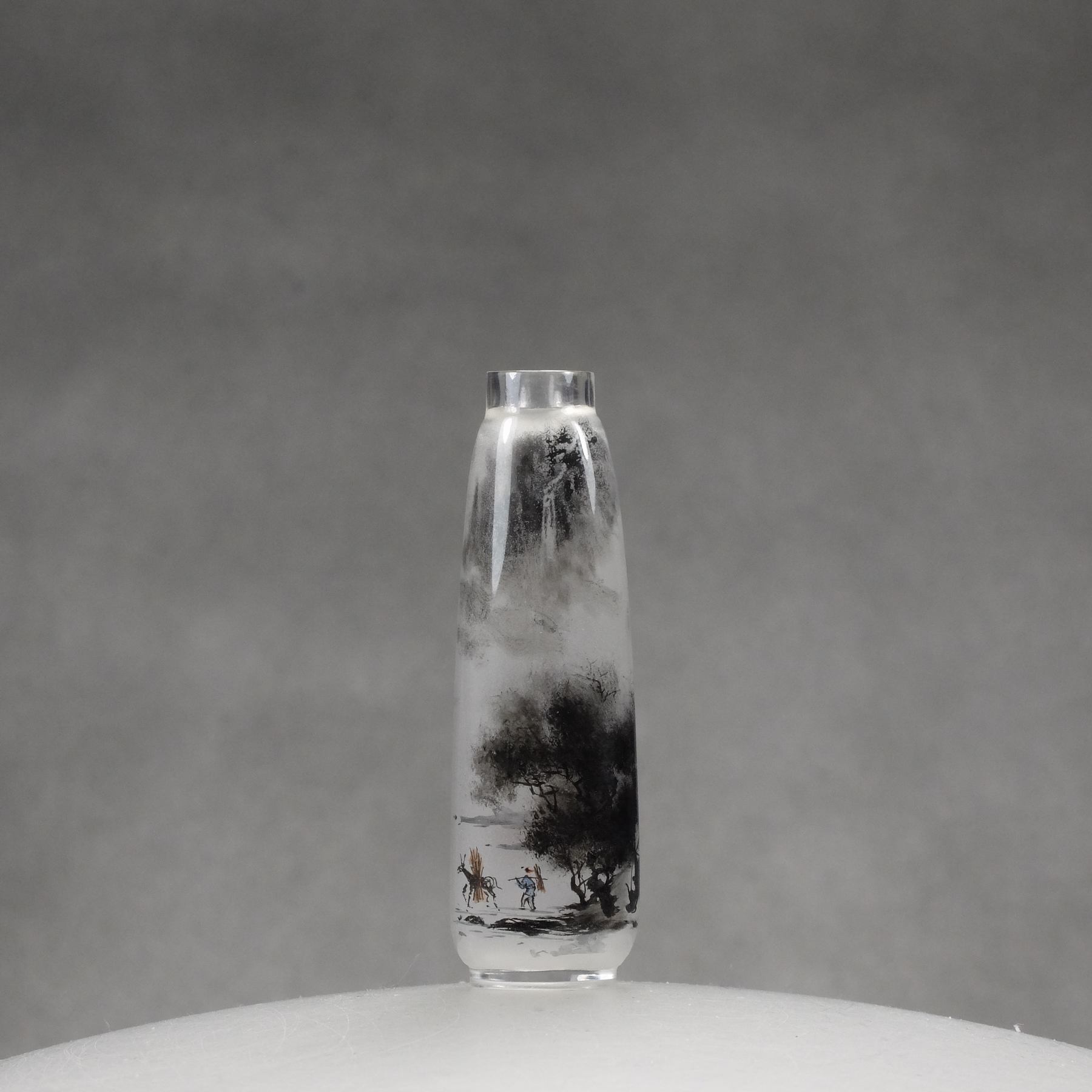 IP9 An inside painted glass snuff bottle, attributed to Suo Zhenhai - immagine 4