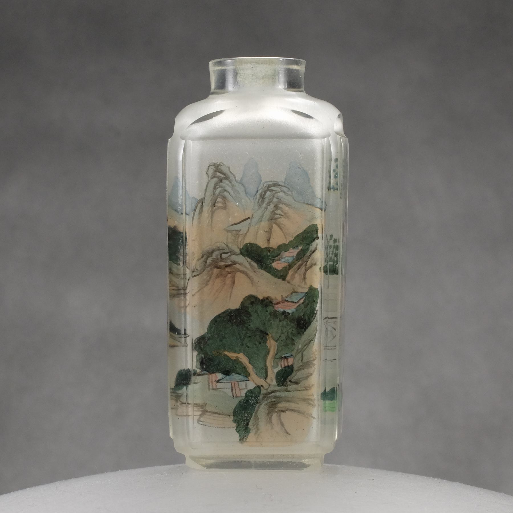 IP8 An inside painted glass snuff bottle, attributed to Liu Qiao - immagine 3