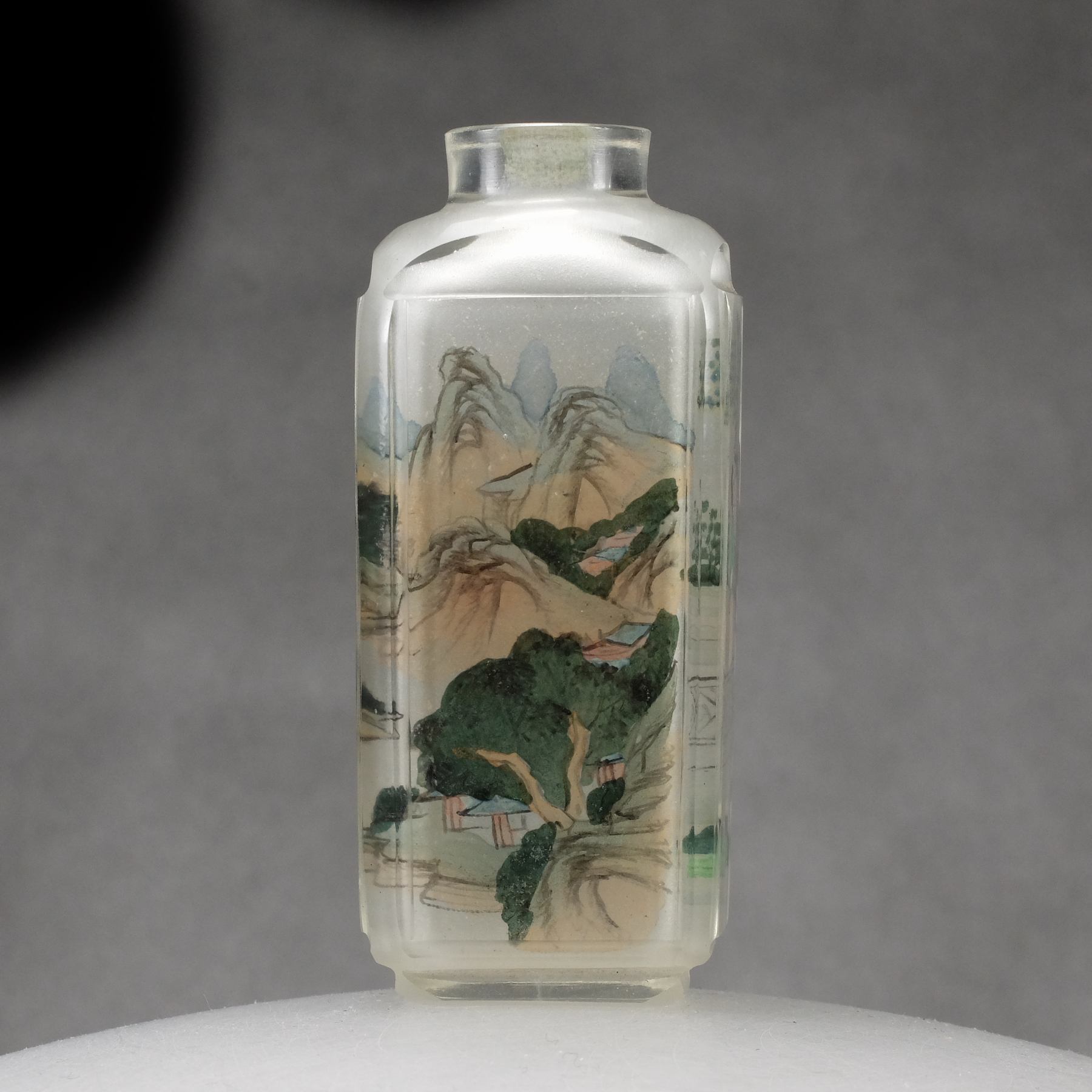 IP8 An inside painted glass snuff bottle, attributed to Liu Qiao - immagine 4