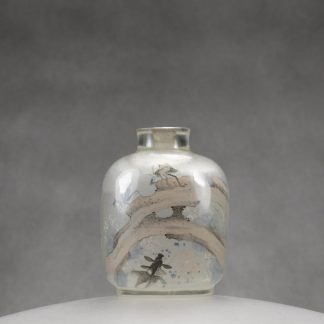 IP1 An inside painted glass snuff bottle, Yan Yutian