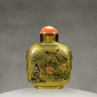 IP2 An inside painted glass snuff bottle, Ye Shuying