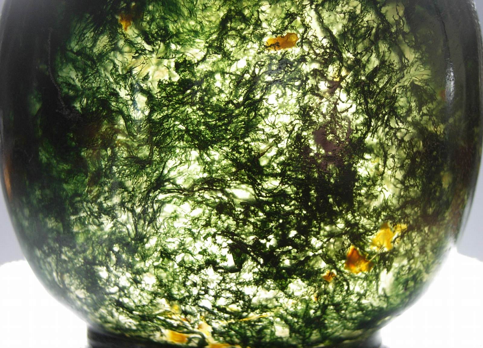 S1 A moss agate “Master” snuff bottle - immagine 10