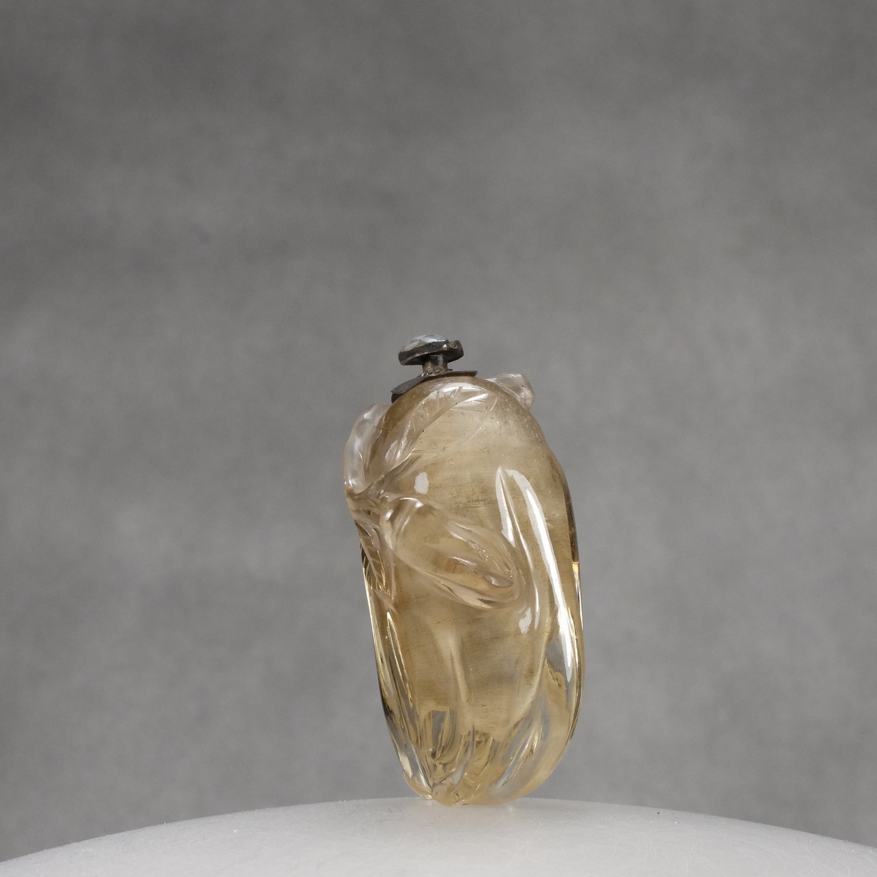 S6 A clear quartz “Buddha’s hand” snuff bottle - immagine 2