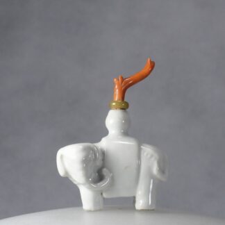 Dehua Elephant Bringing Precious Goods Snuff Bottle C50 3