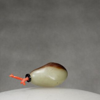 Glass Imitating Celadon Russet Jade Snuff Bottle G7 1